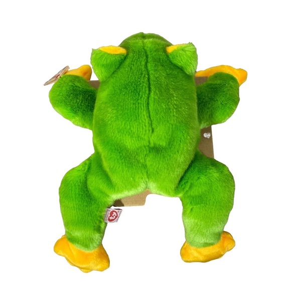 ty Vintage Beanie Buddy Smoochy the Frog with Swing and Tush Tags - Picture 2 of 7